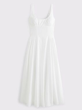 A&F Bra-Free Dylan Midi Dress Small Petite